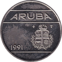 25 cents - Aruba