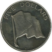5 dollars - Bahama Islands