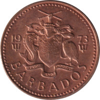 1 cent - Barbades