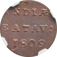 1/2 duit - Batavian Republic