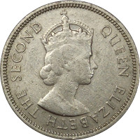 1/2 rupee - British Colony