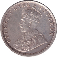 1/2 rupee - British India