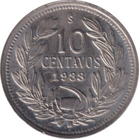 10 centavos - Chile