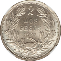 2 pesos - Chile