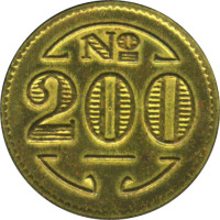 200 reis - Colonia of Saint Theresa