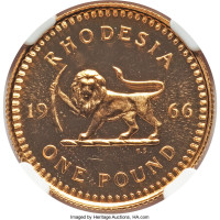 1 pound - Colony of Rhodesia