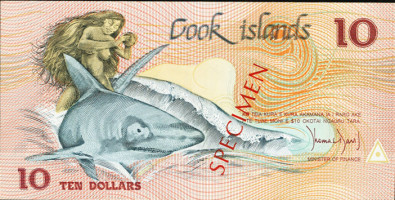 10 dollars - Iles Cook