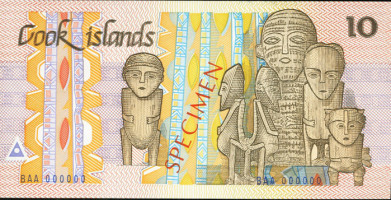 10 dollars - Cook Islands