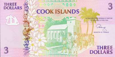 3 dollars - Cook Islands