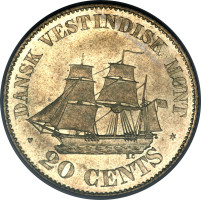 20 cents - Danish West Indies