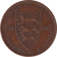 1/12 shilling - Duodecimal Pound