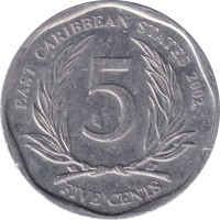 5 cents - East Caribbean States