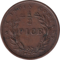 1/2 pice - East India Company
