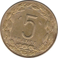 5 francs - Equatorial African States