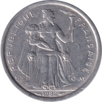 1 franc - French Polynesia