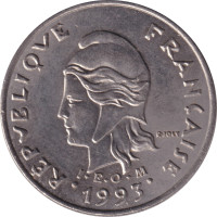 10 francs - French Polynesia