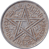 2 francs - French Protectorate