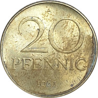 20 pfennig - German Democratic Republic