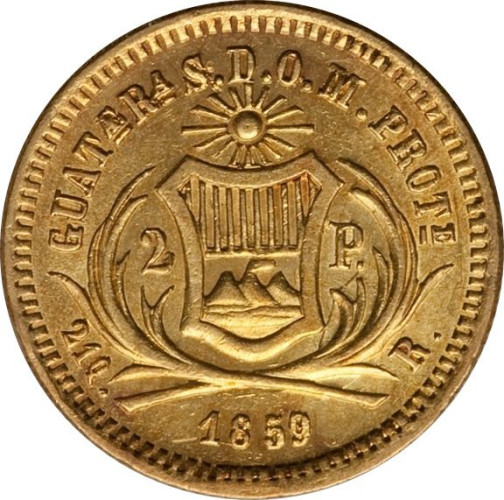 2 pesos - Guatemala