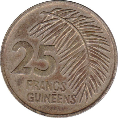 25 francs - Guinea