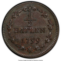 1/2 batzen - Helvetian Republic
