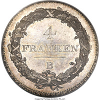 4 franken - Helvetian Republic