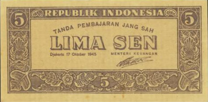 5 sen - Indonesia
