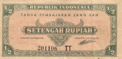 1/2 rupiah - Indonesia
