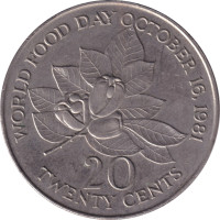 20 cents - Jamaica
