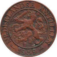 2 1/2 cents - Antilles Néerlandaises
