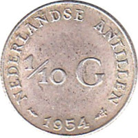1/10 gulden - Nederlands Antillen