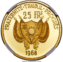 25 francs - Niger
