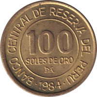 100 soles - Peru