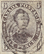 6 pence - Province of Canada