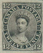 12 pence - Province of Canada
