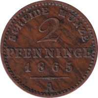 2 pfennig - Prussia