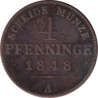 4 pfennig - Prussia
