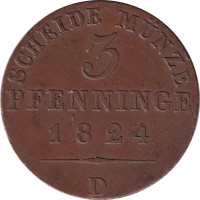 3 pfennig - Prussia