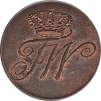 1 pfennig - Prussia
