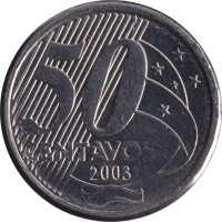 50 centavos - Republic of Brazil