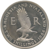 2 shillings - Rhodesia and Nyasaland