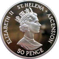 50 pence - Saint Helena & Ascension