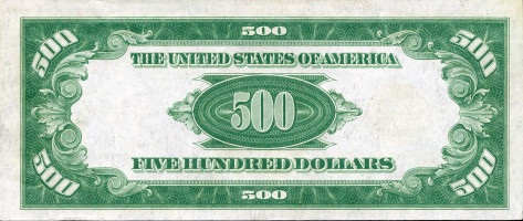 500 dollars - Petits billets