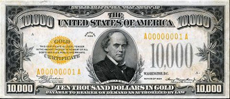 10000 dollars - Petits billets