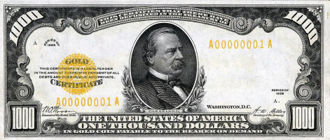 1000 dollars - Petits billets