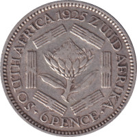 6 pence - South Africa