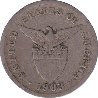 5 centavos - U.S. Administration