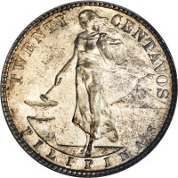 20 centavos - U.S. Administration
