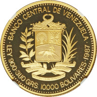 10000 bolivares - Venezuela