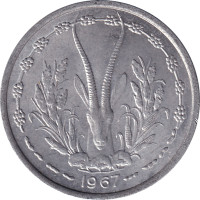 1 franc - West African States